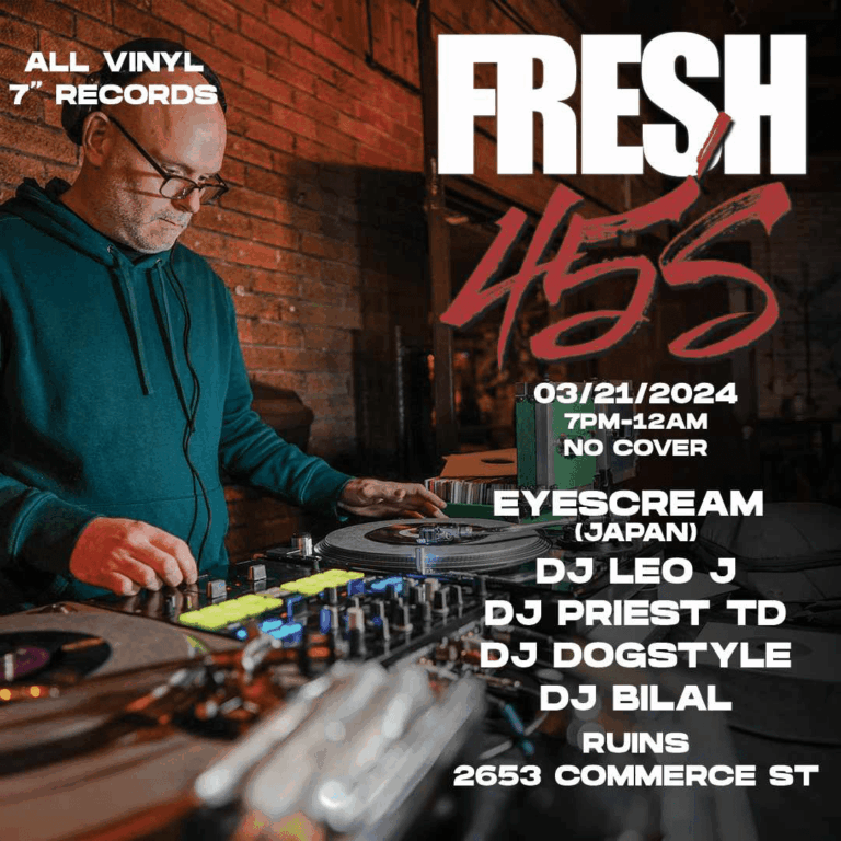 Fresh45s March 2024 Vinyl DJ Performance